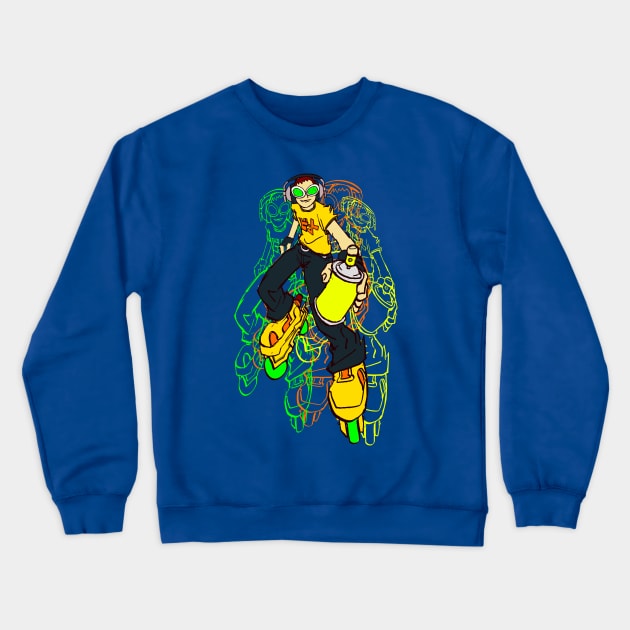 Beat The Clock Crewneck Sweatshirt by winsarcade